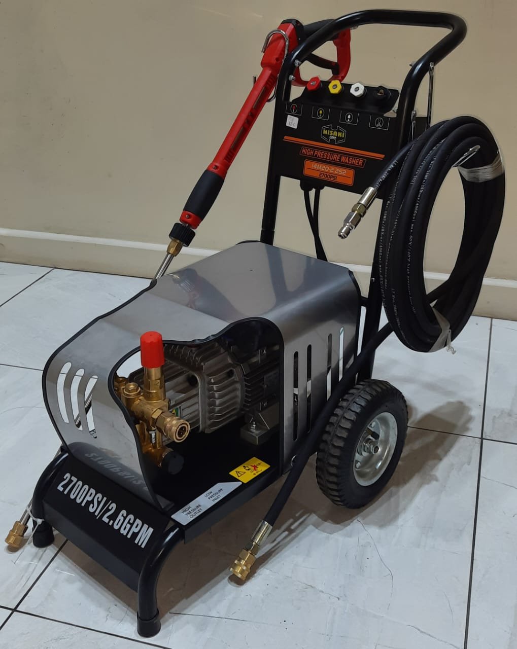 14M20 Hisaki Japan Electric Pressure Washer 3hp Motor SINGLE PHASE 2700PSI