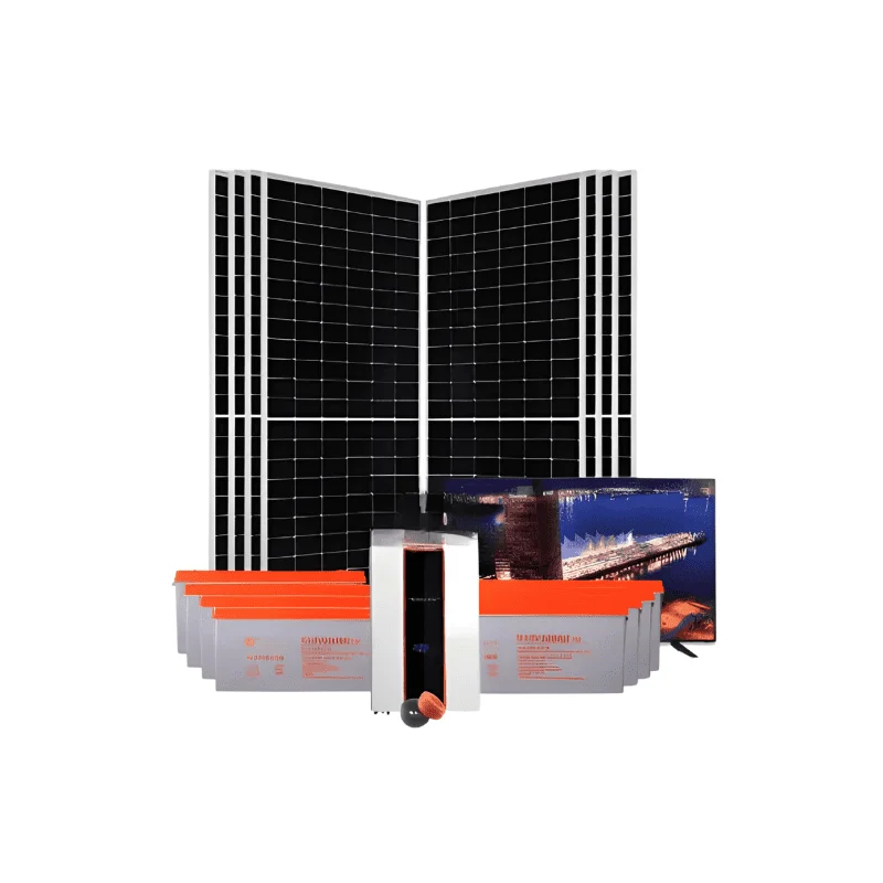 5Kw Felicity Solar Kit – 55″ Smart-TV Hybrid Inverter Gel Batteries -5000w 48v