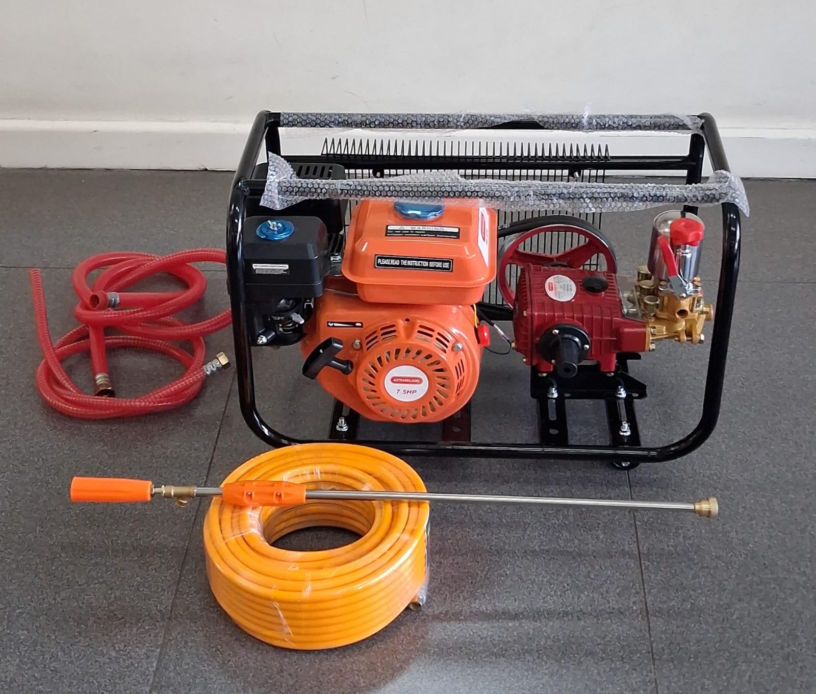 AM730PS PS Astramilano Trolley Sprayer Petrol 7.5hp engine With Hose Pipe