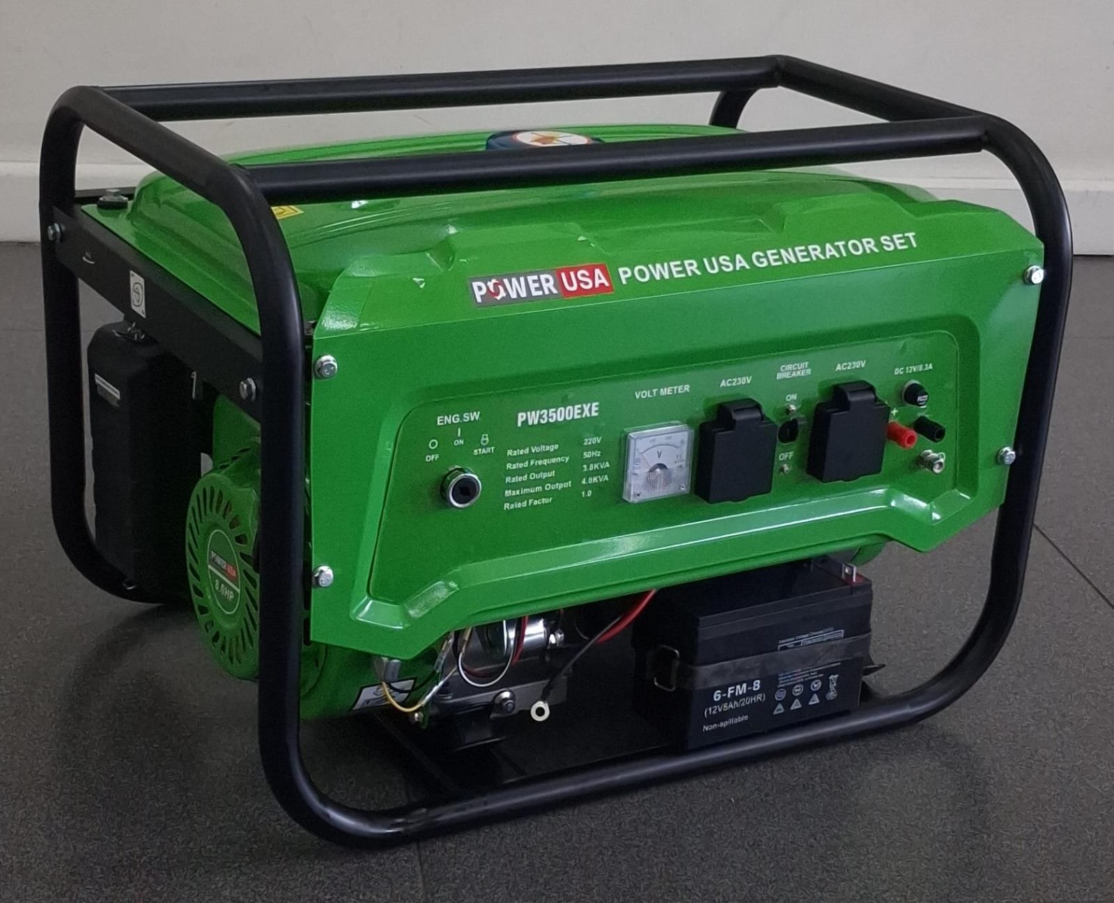 POWER USA PETROL GENERATORS -PU2500EXE 2.8KVA Key 🔑 Start.