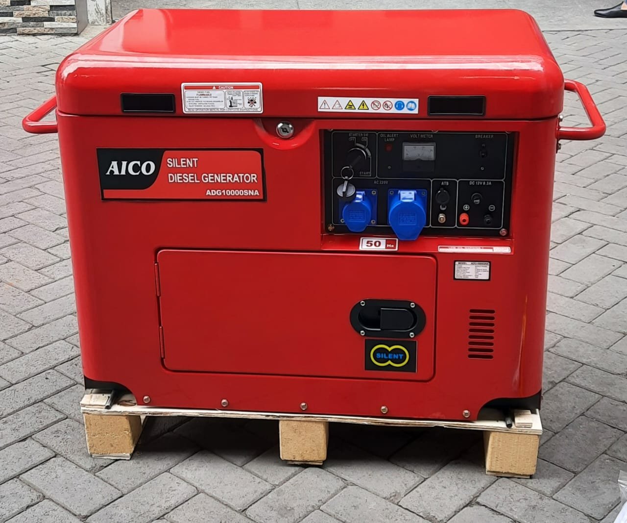 ADG10000SNA Aico Japan Diesel Generator CLOSED TYPE Rated output 10kva WITH ATS SINGLE PHASE