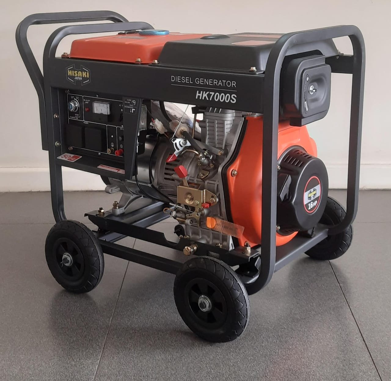 HK7000S Hisaki Japan Diesel Generator OPEN TYPE Rated output 9.3kva