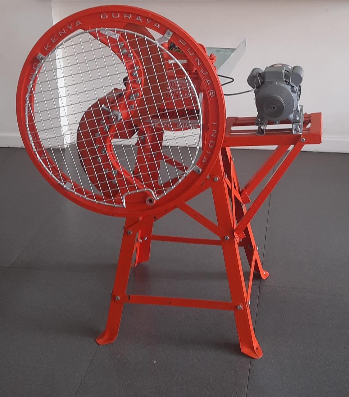 Milano Italia Chaff cutter 2 BLADE with Engine stand without motor or engine REGULAR TYPE