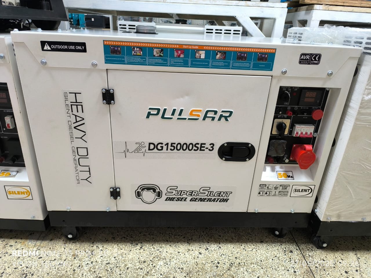 Pulsar Diesel silent generator DG15000SE-3 PULSAR 20KVA